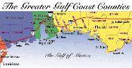 Map of Gulf Coast